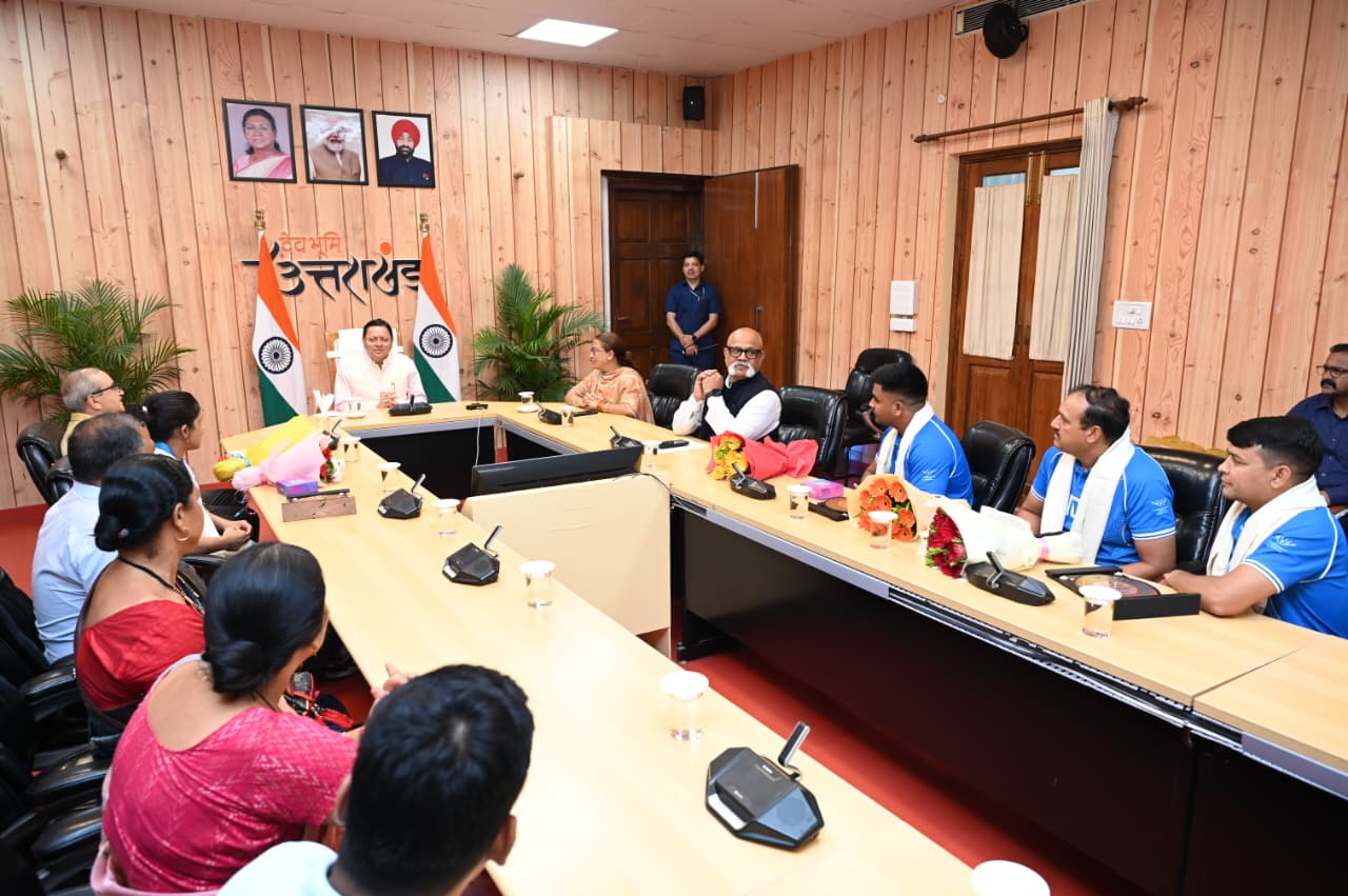 राज्य के खिलाड़ियों ने अंतरराष्ट्रीय मंच पर बढ़ाया उत्तराखंड का गौरव: मुख्यमंत्री